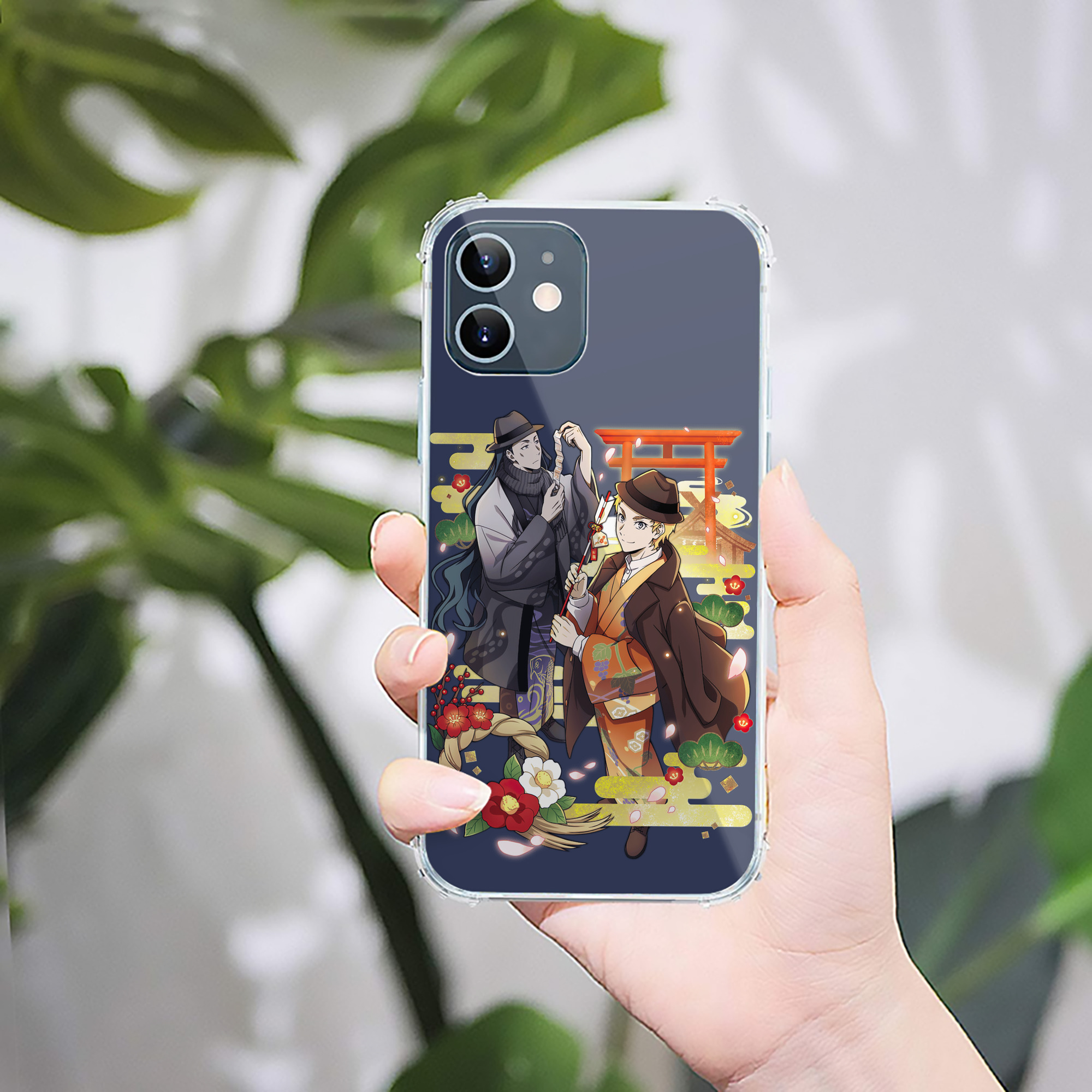 （画像用） 文豪ストレイドッグス Bungo Stray Dogs 【iPhone 12シリーズ対応】透明スマホケース（クリアソフトケース）